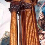 Colonna dopo il restauro